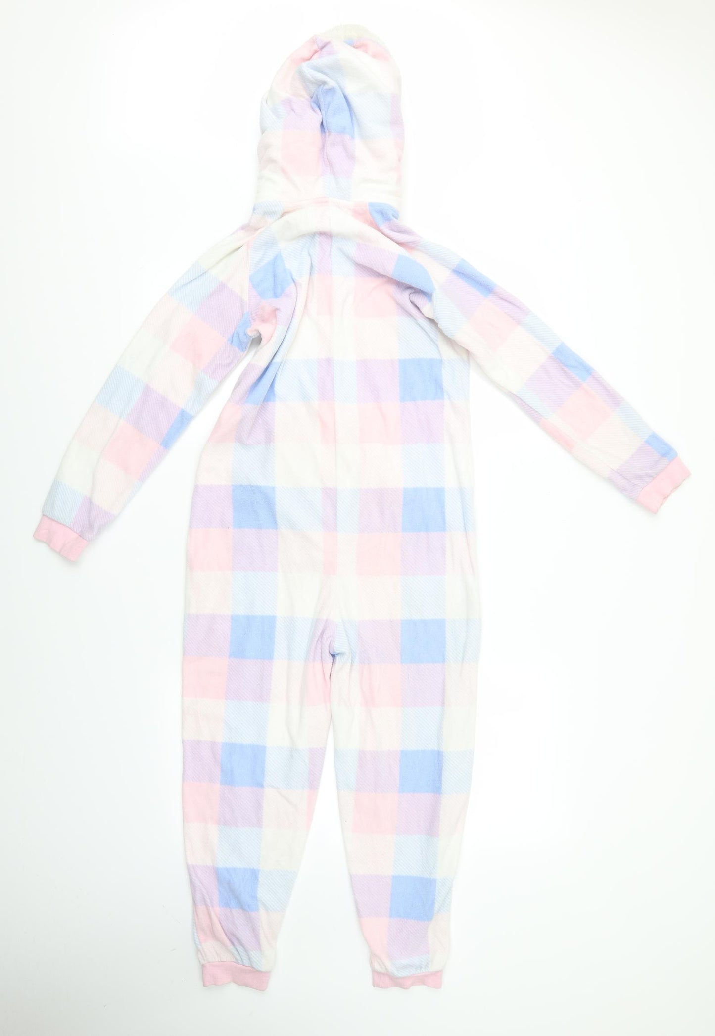George Girls Multicoloured Check  Top One Piece Size 10-11 Years