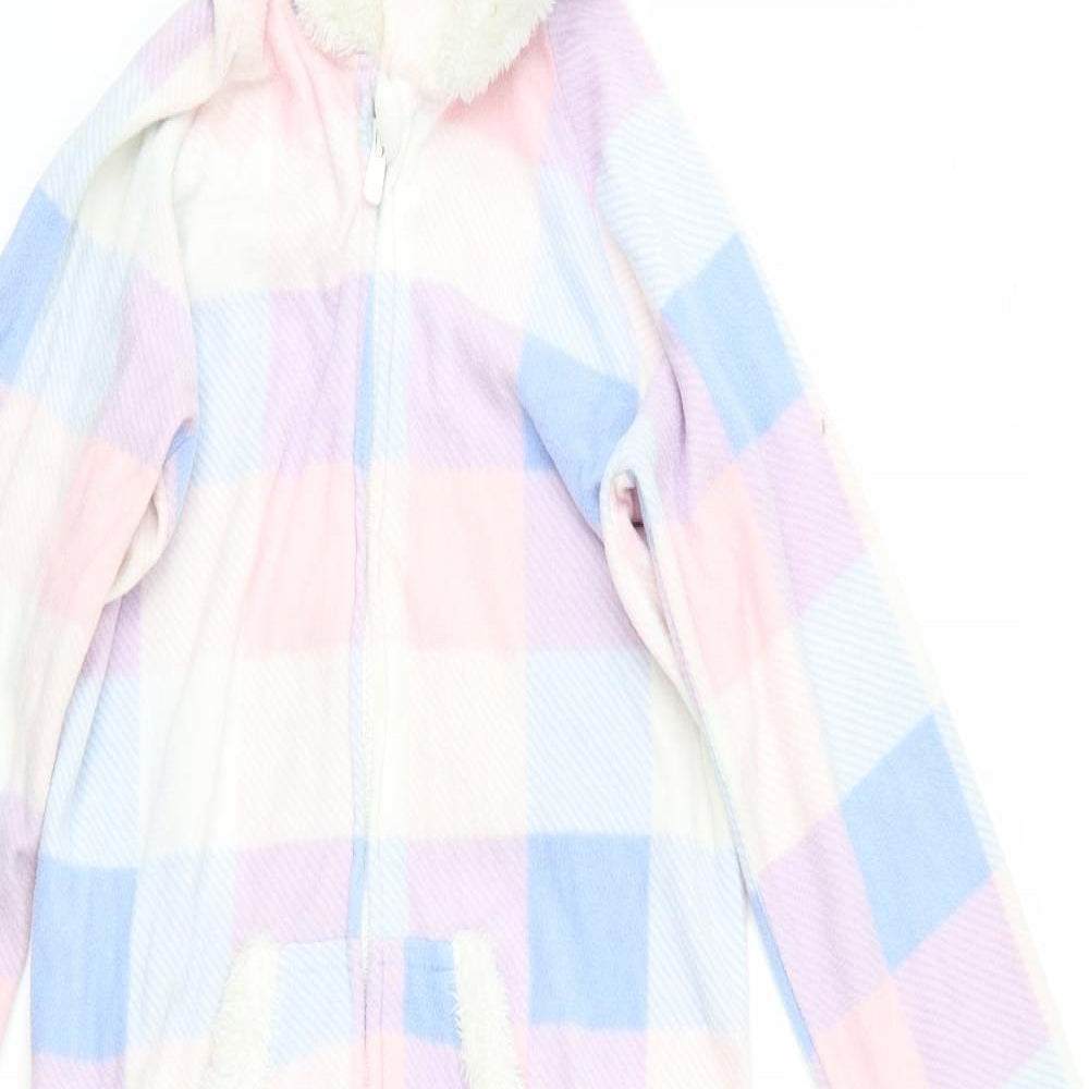 George Girls Multicoloured Check  Top One Piece Size 10-11 Years
