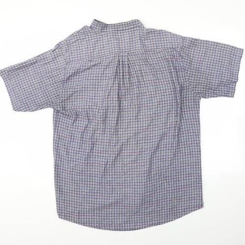 LA Loving Mens Multicoloured Check   Button-Up Size L