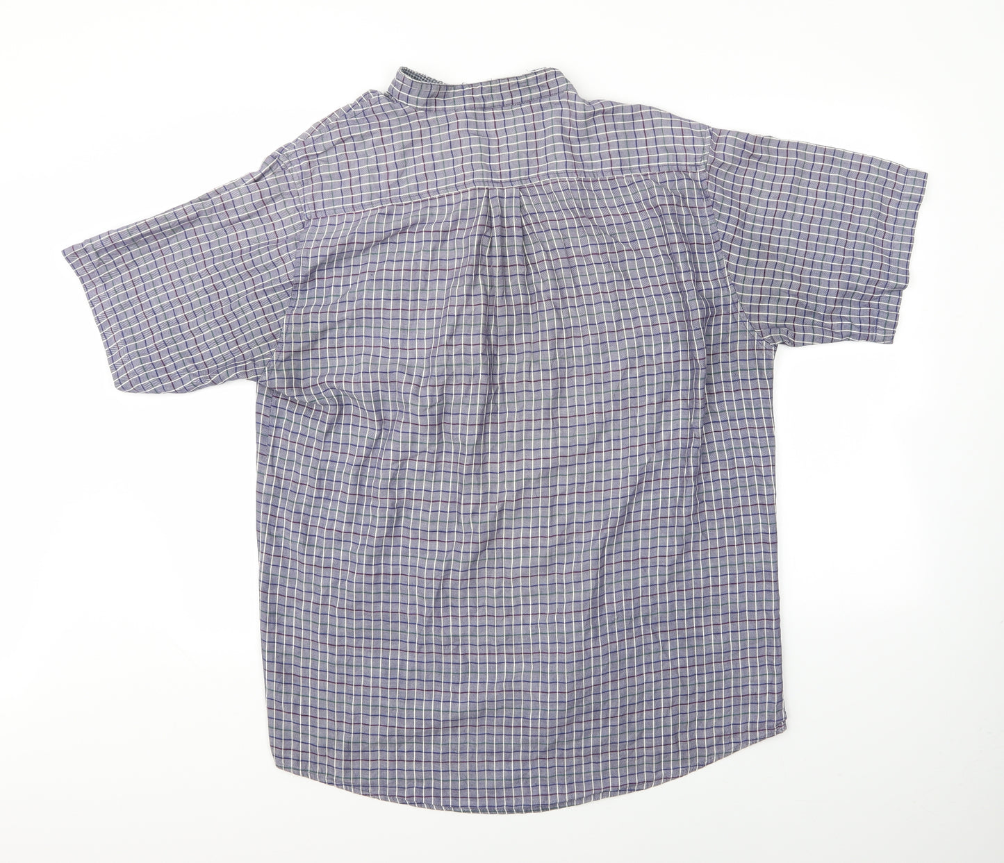 LA Loving Mens Multicoloured Check   Button-Up Size L