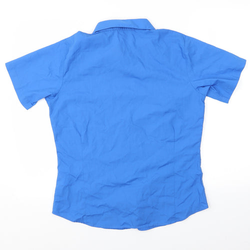 Premier Womens Blue   Basic Button-Up Size 12