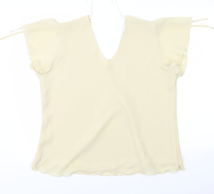 Bonmarché Womens Yellow   Basic Blouse Size 18