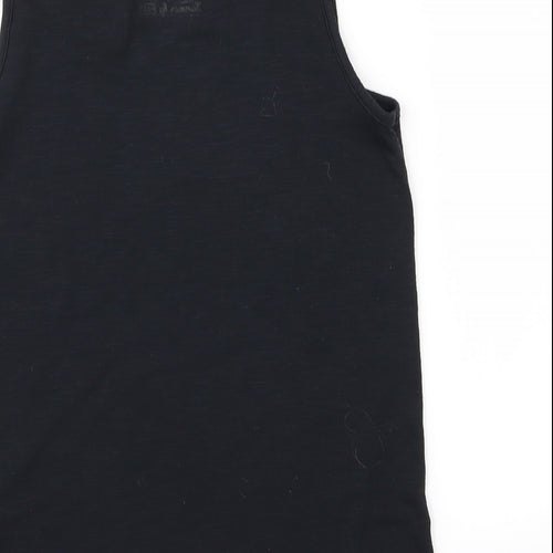 F&F Girls Black   Basic Tank Size 8-9 Years  - Summer