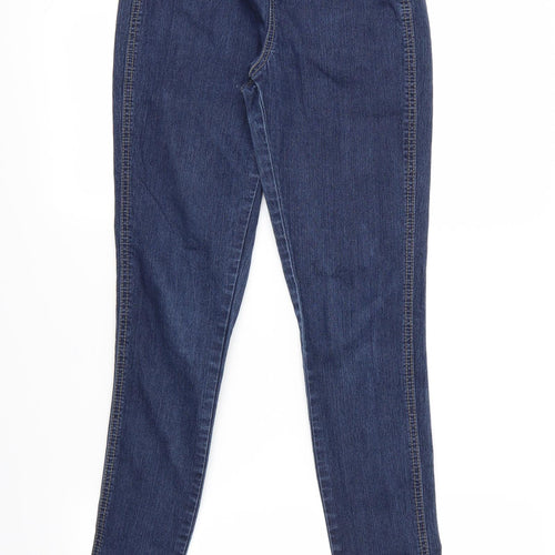 Denim Co. Womens Blue   Straight Jeans Size 8 L36 in