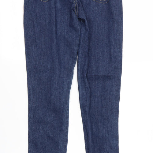 Denim Co. Womens Blue   Straight Jeans Size 8 L36 in