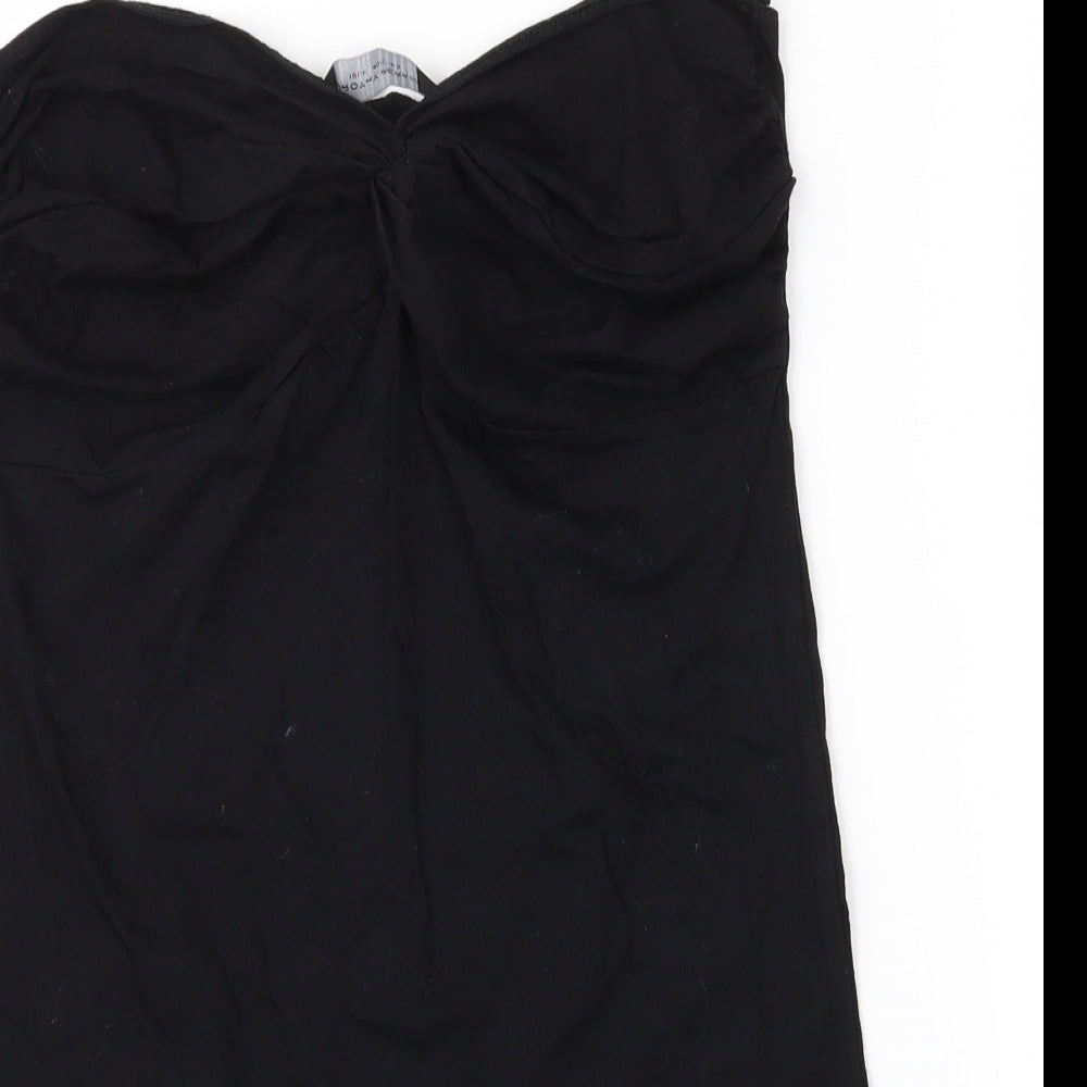 Dorothy Perkins Womens Black   Wrap Tank Size 12