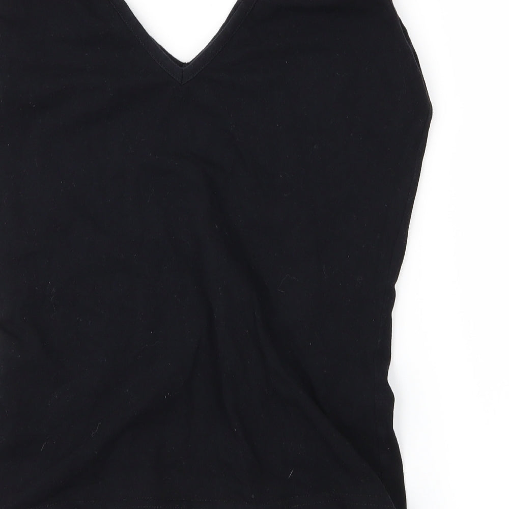 Preworn Womens Black   Basic Tank Size M