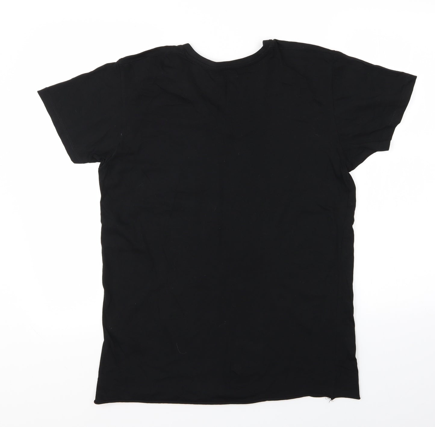 Cedar Wood State Mens Black    T-Shirt Size M