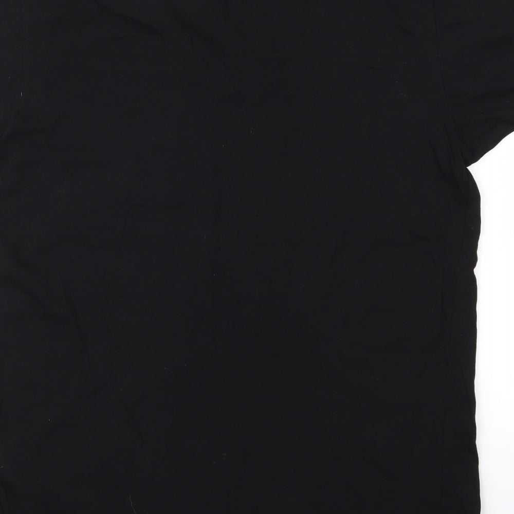 Cedar Wood State Mens Black    T-Shirt Size M