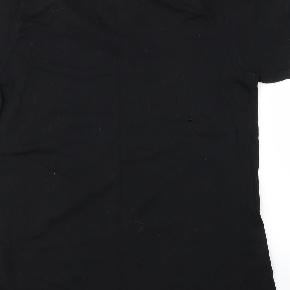 New Look Mens Black    T-Shirt Size M