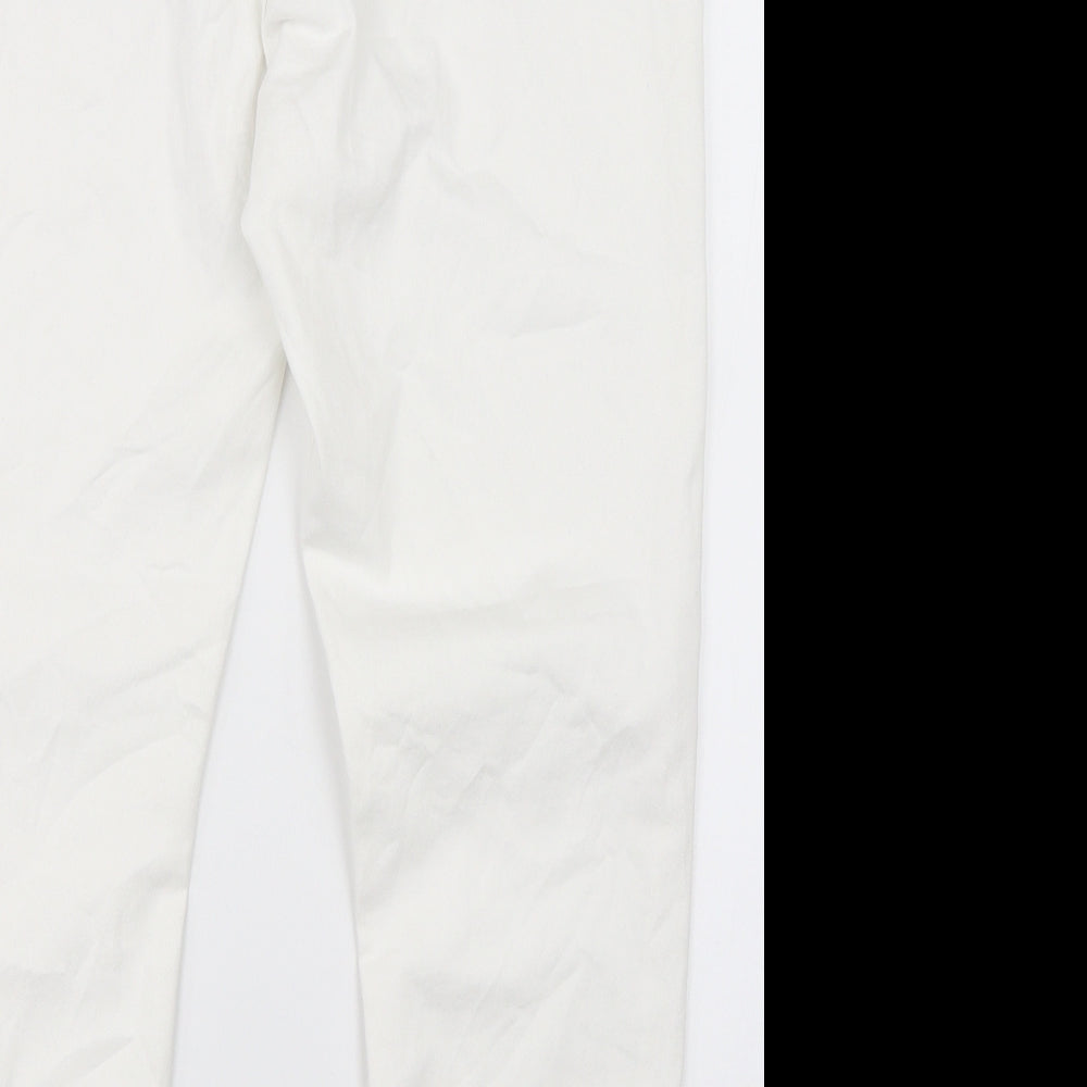 Marks & Spencer Womens White  Denim Skinny Jeans Size 20 L26 in