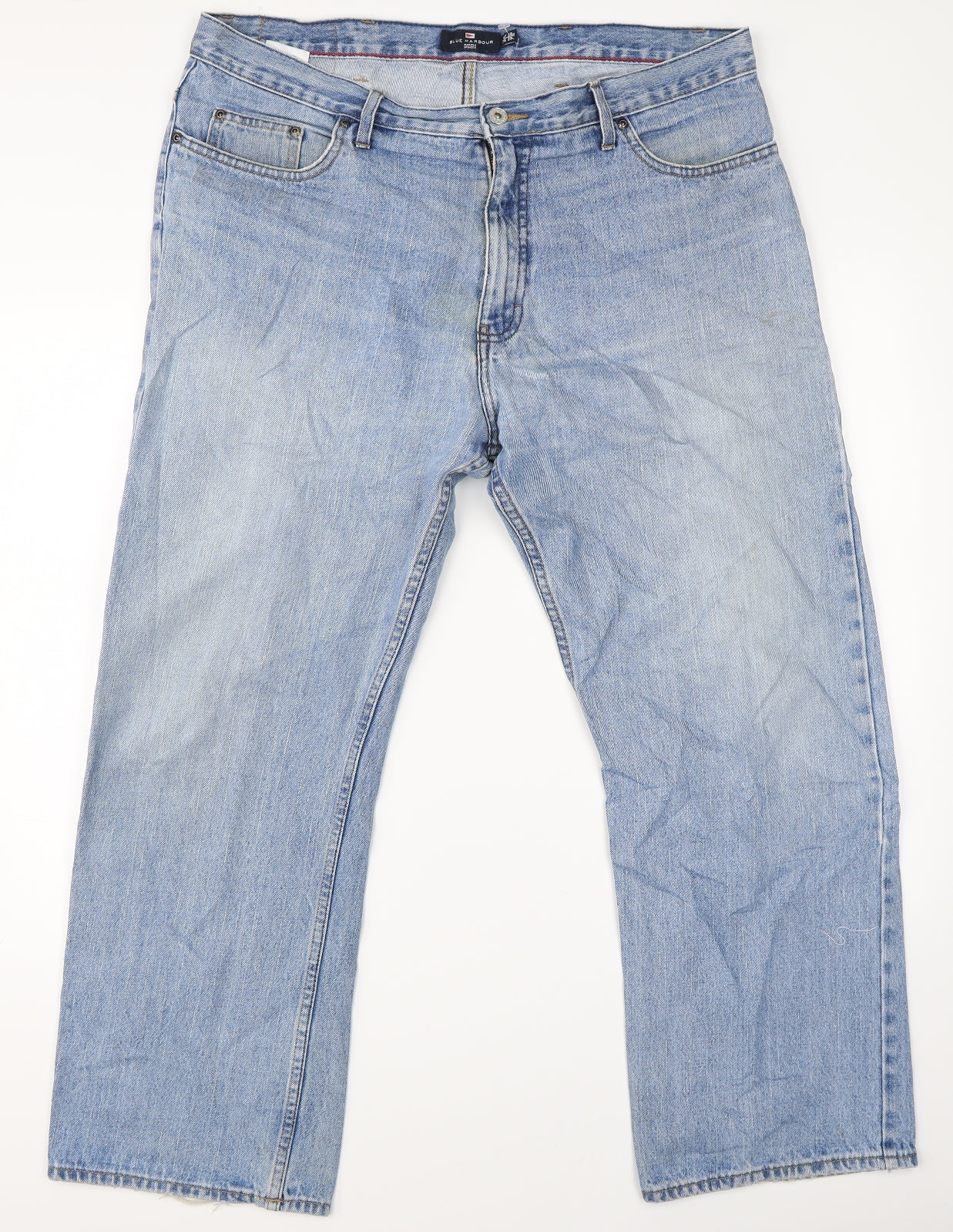 Marks & Spencer Mens Blue  Denim Straight Jeans Size 38 L29 in