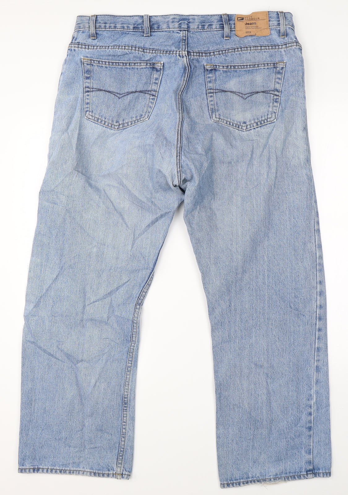 Marks & Spencer Mens Blue  Denim Straight Jeans Size 38 L29 in