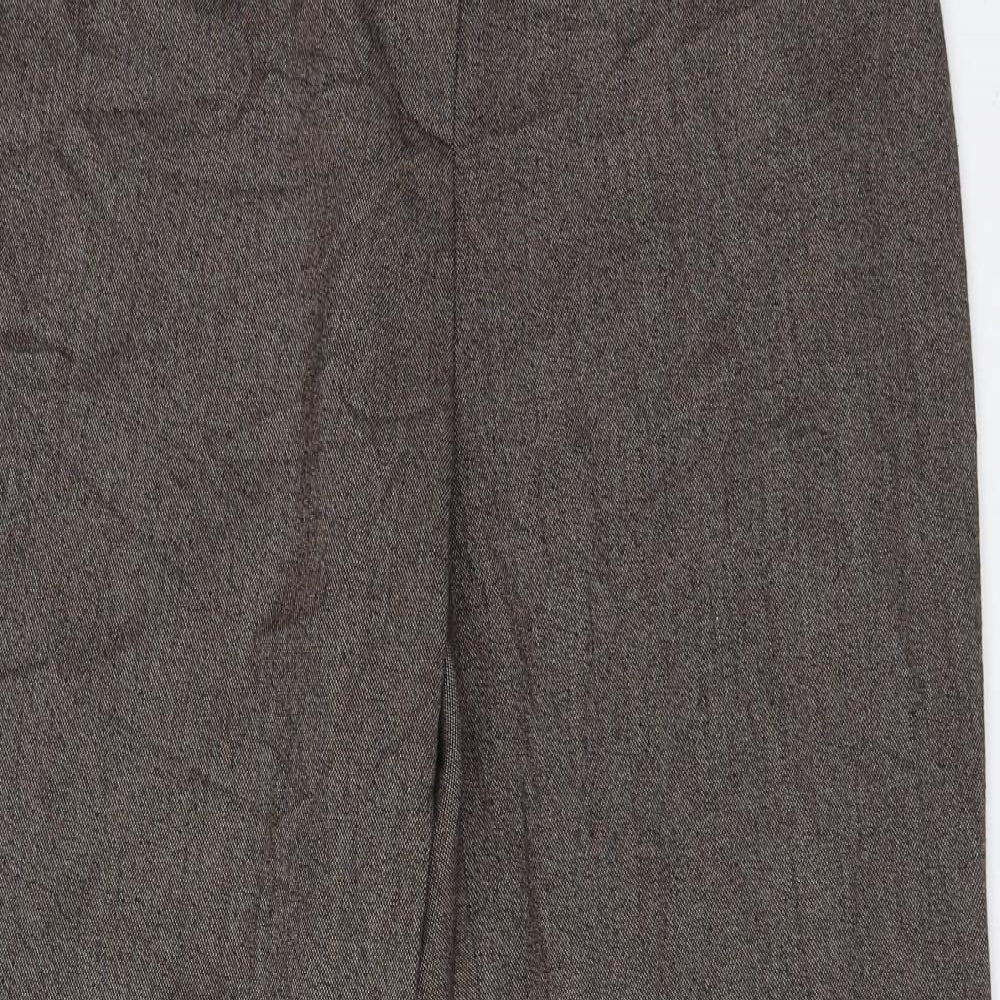 Principles Womens Brown   Dress Pants Trousers Size 12 L26 in