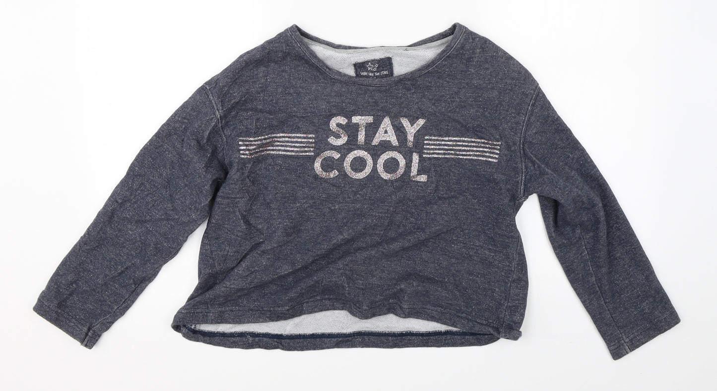 NEXT Girls Blue   Pullover Jumper Size 11 Years