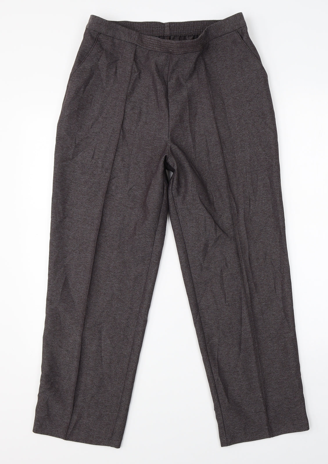 Marks & Spencer Womens Brown   Dress Pants Trousers Size 12 L25 in