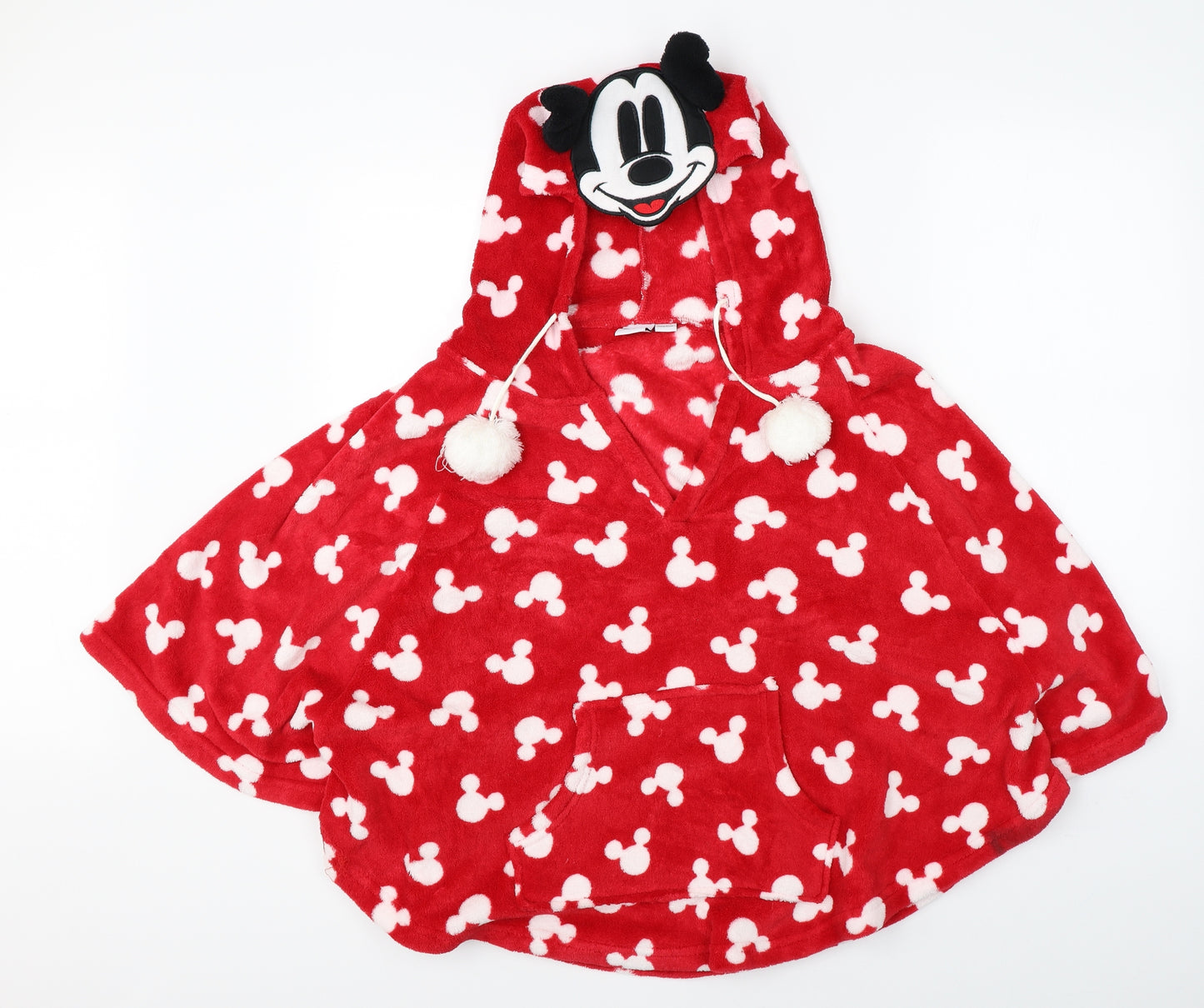 Disney Boys Red    Robe One Size  - disney mickey mouse