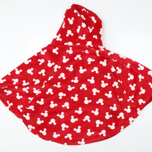 Disney Boys Red    Robe One Size  - disney mickey mouse