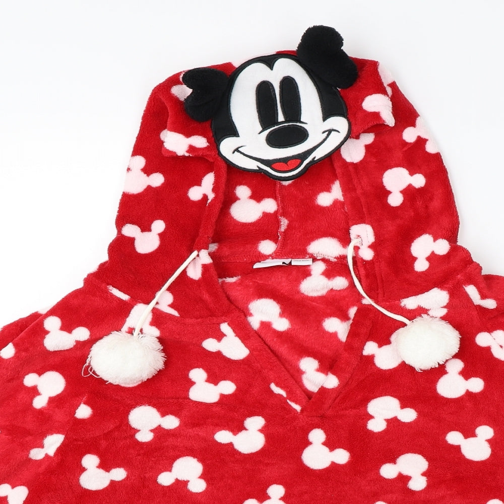 Disney Boys Red    Robe One Size  - disney mickey mouse