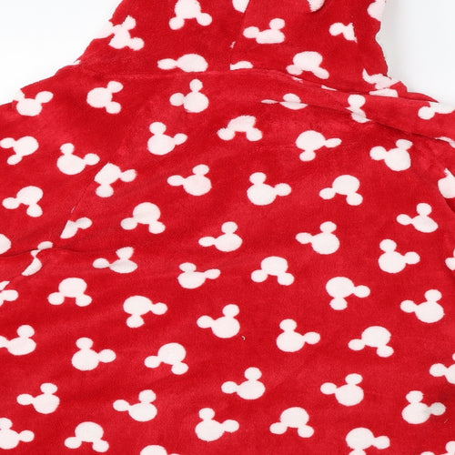 Disney Boys Red    Robe One Size  - disney mickey mouse