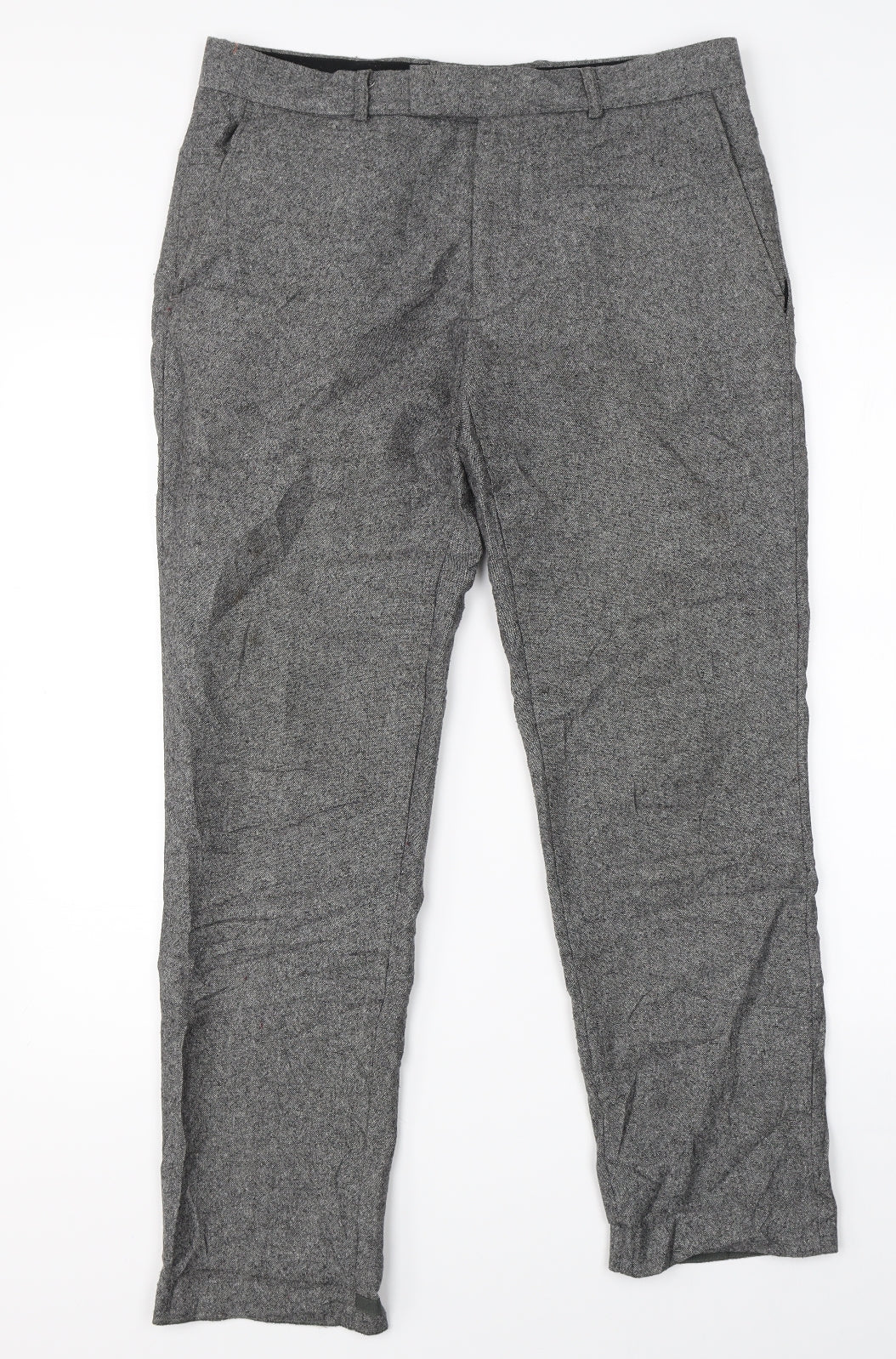 Marks & Spencer Mens Grey   Trousers  Size 32 L29 in