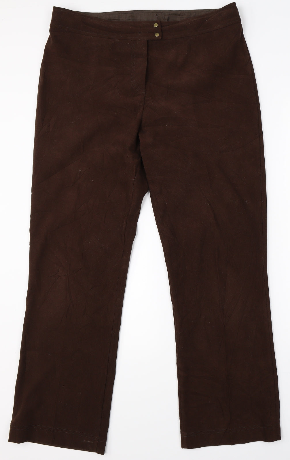 Wallis Womens Brown   Trousers  Size 16 L28 in