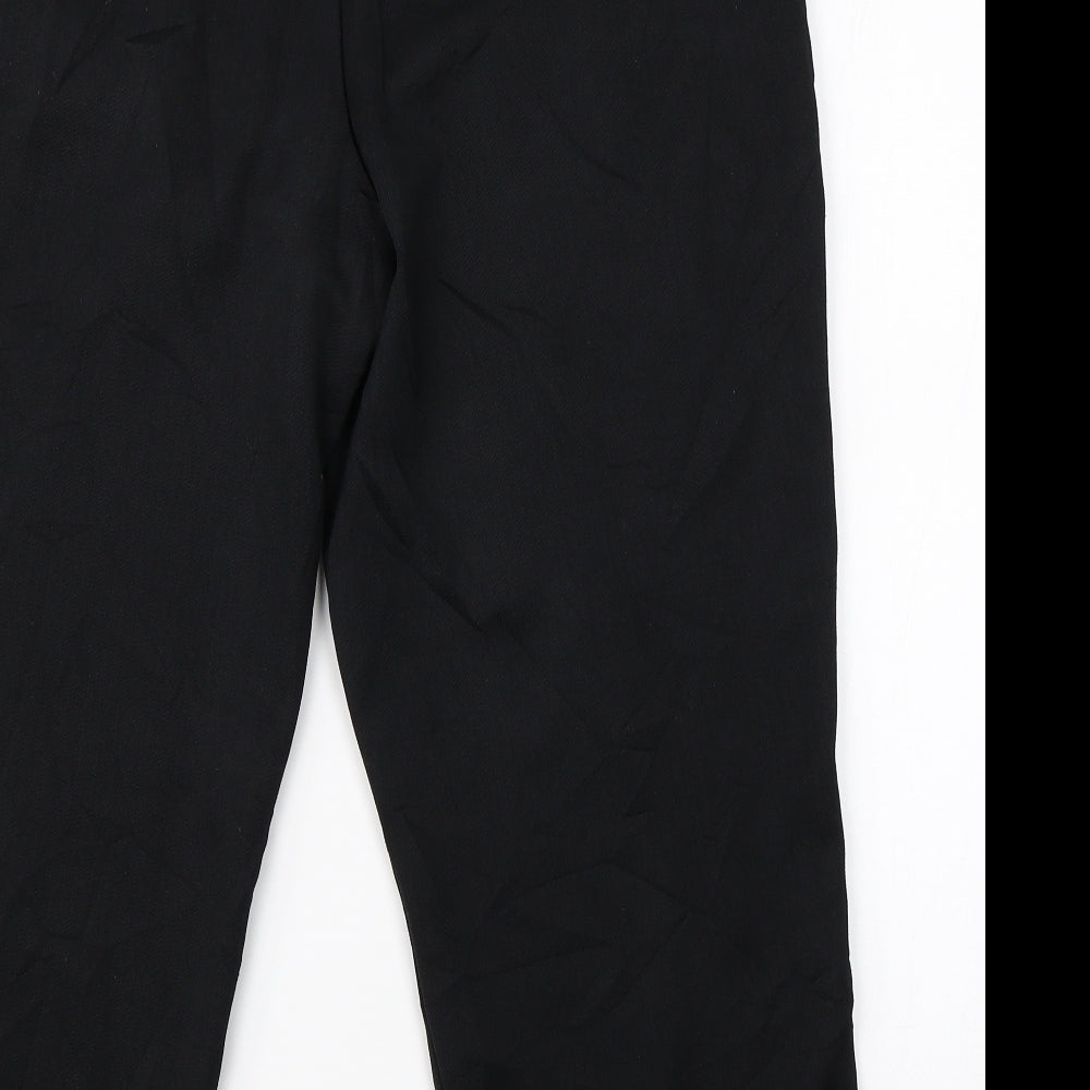 BM Collection Womens Black   Dress Pants Trousers Size 16 L24 in