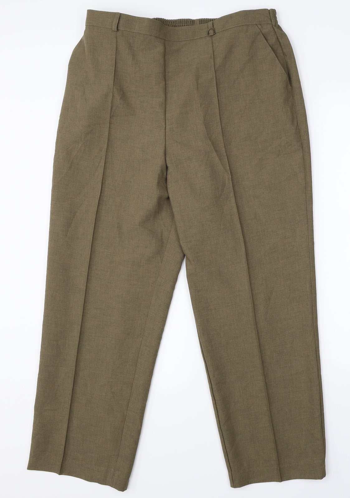 Marks & Spencer Womens Brown   Dress Pants Trousers Size 18 L26 in