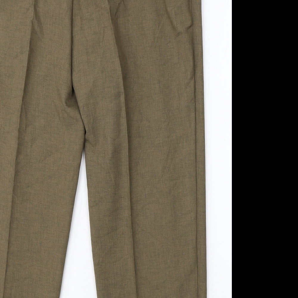 Marks & Spencer Womens Brown   Dress Pants Trousers Size 18 L26 in