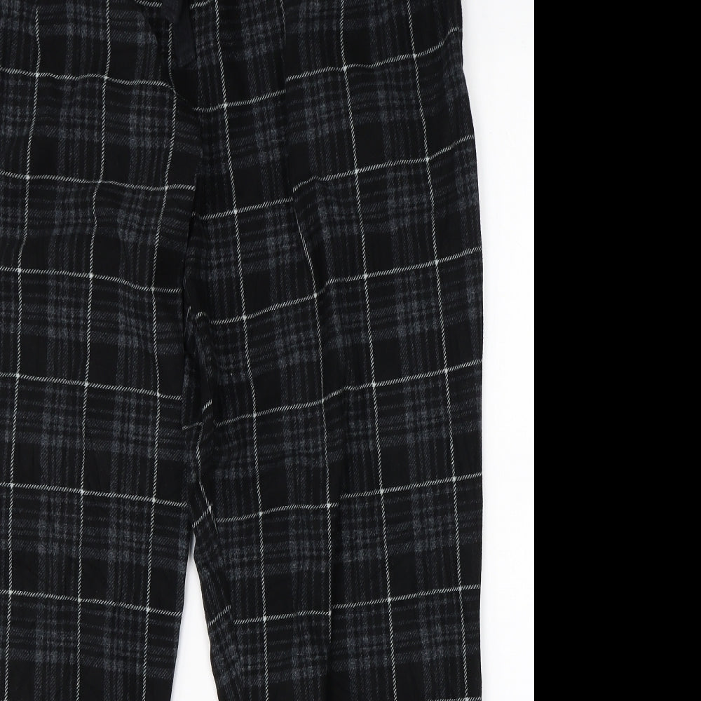 NEXT Mens Black Check   Pyjama Pants Size XL