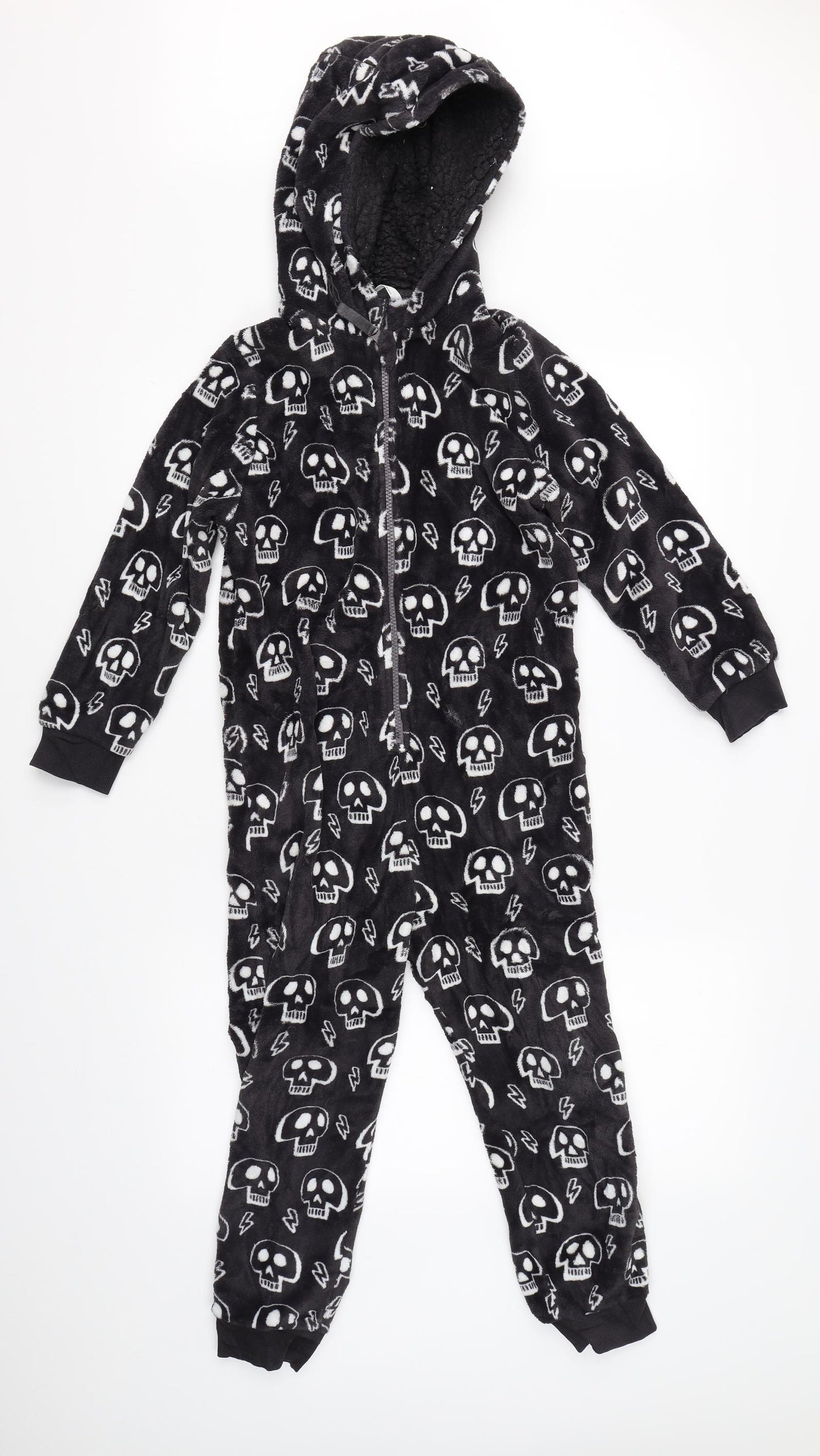 ciarrai football Boys Black    One Piece Size 8-9 Years  - skulls