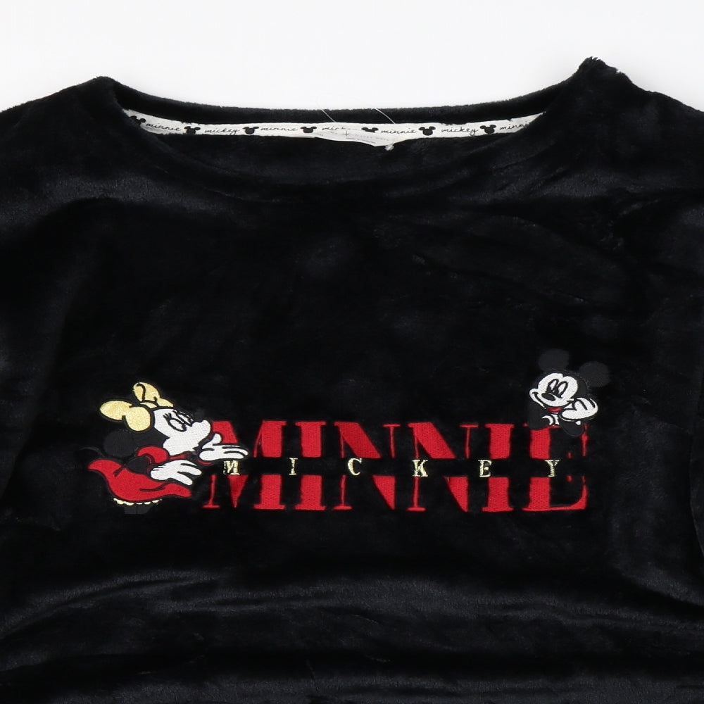 Daydreams Womens Black    Pyjama Top Size 20  - disney minnie