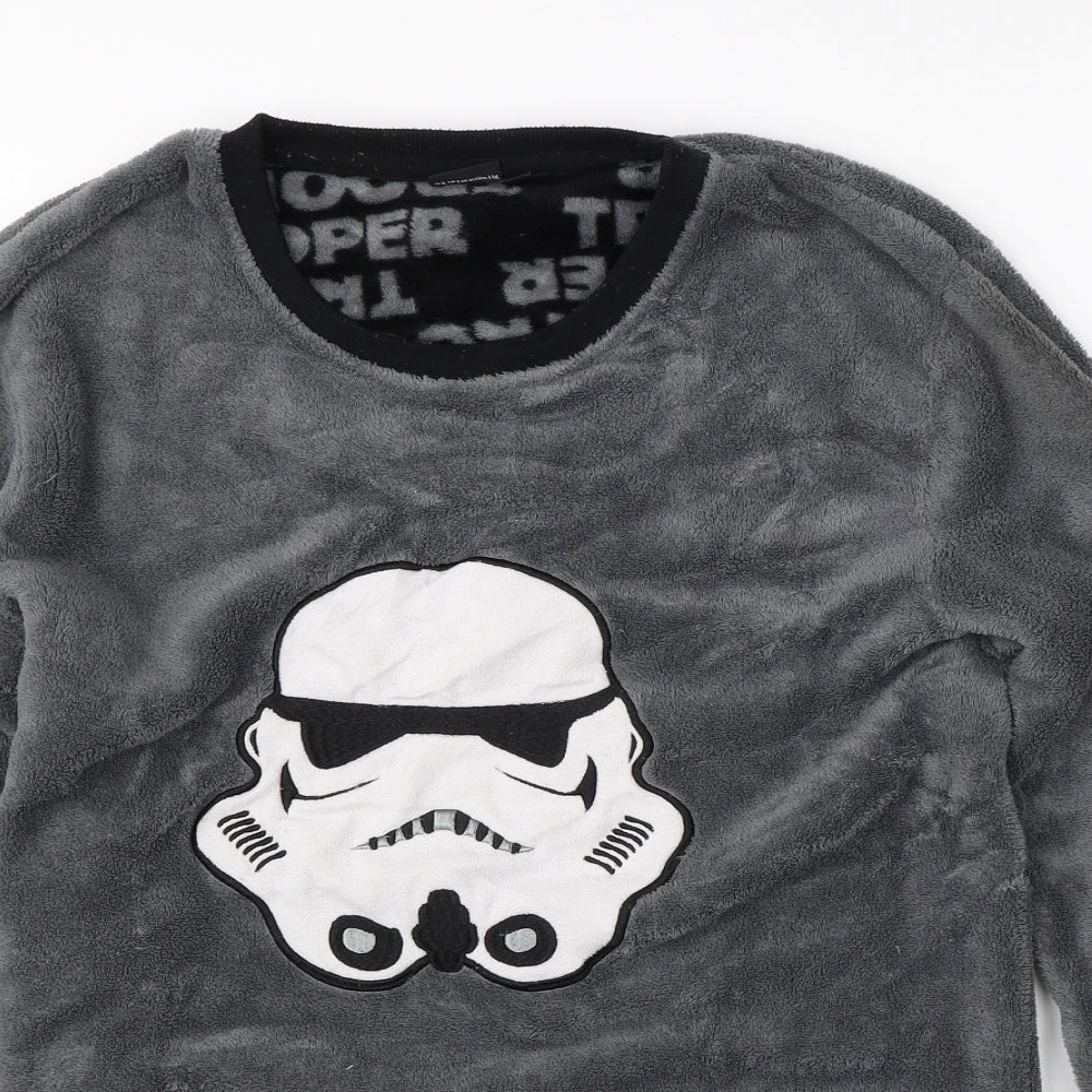 Cedar Wood State Mens Grey    Pyjama Top Size L  - star wars