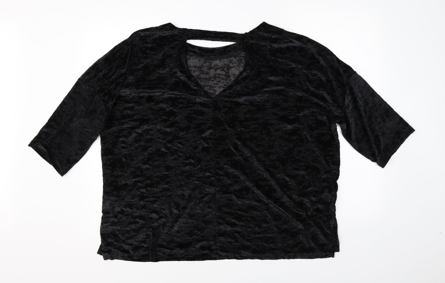 NEXT Womens Black   Basic Blouse Size 22
