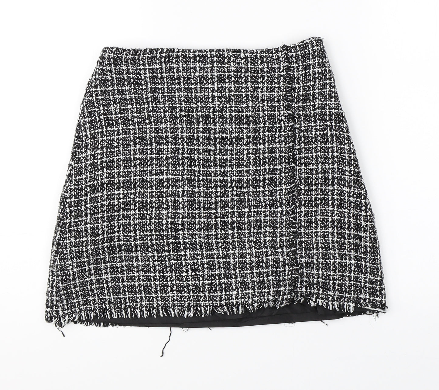 Boohoo Womens Black   A-Line Skirt Size 6