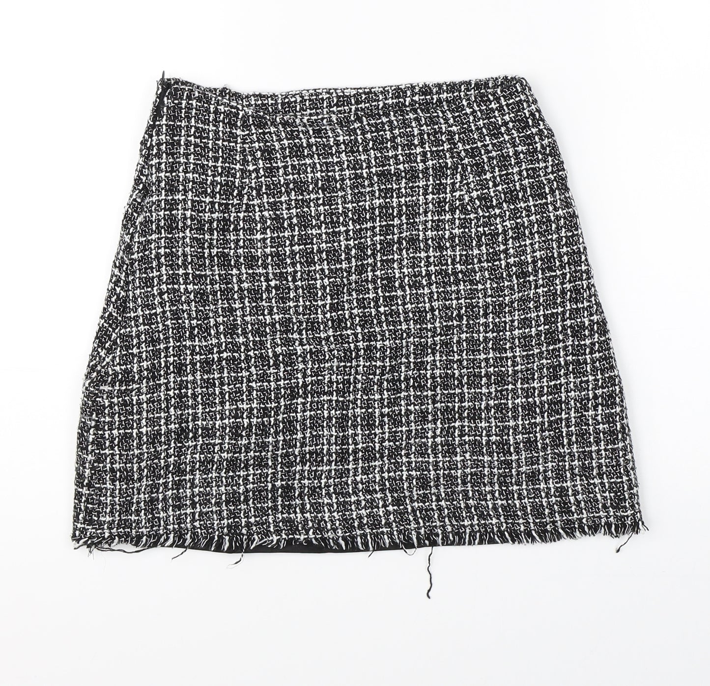 Boohoo Womens Black   A-Line Skirt Size 6