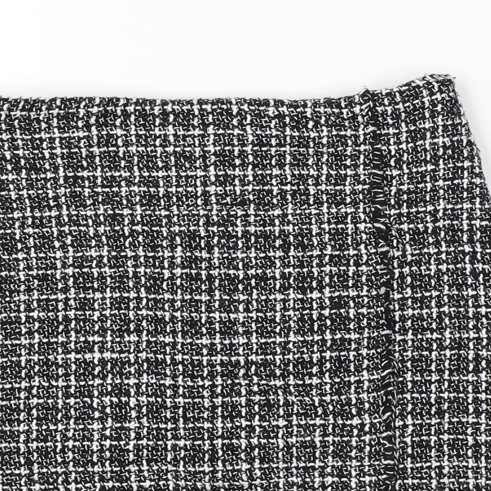 Boohoo Womens Black   A-Line Skirt Size 6