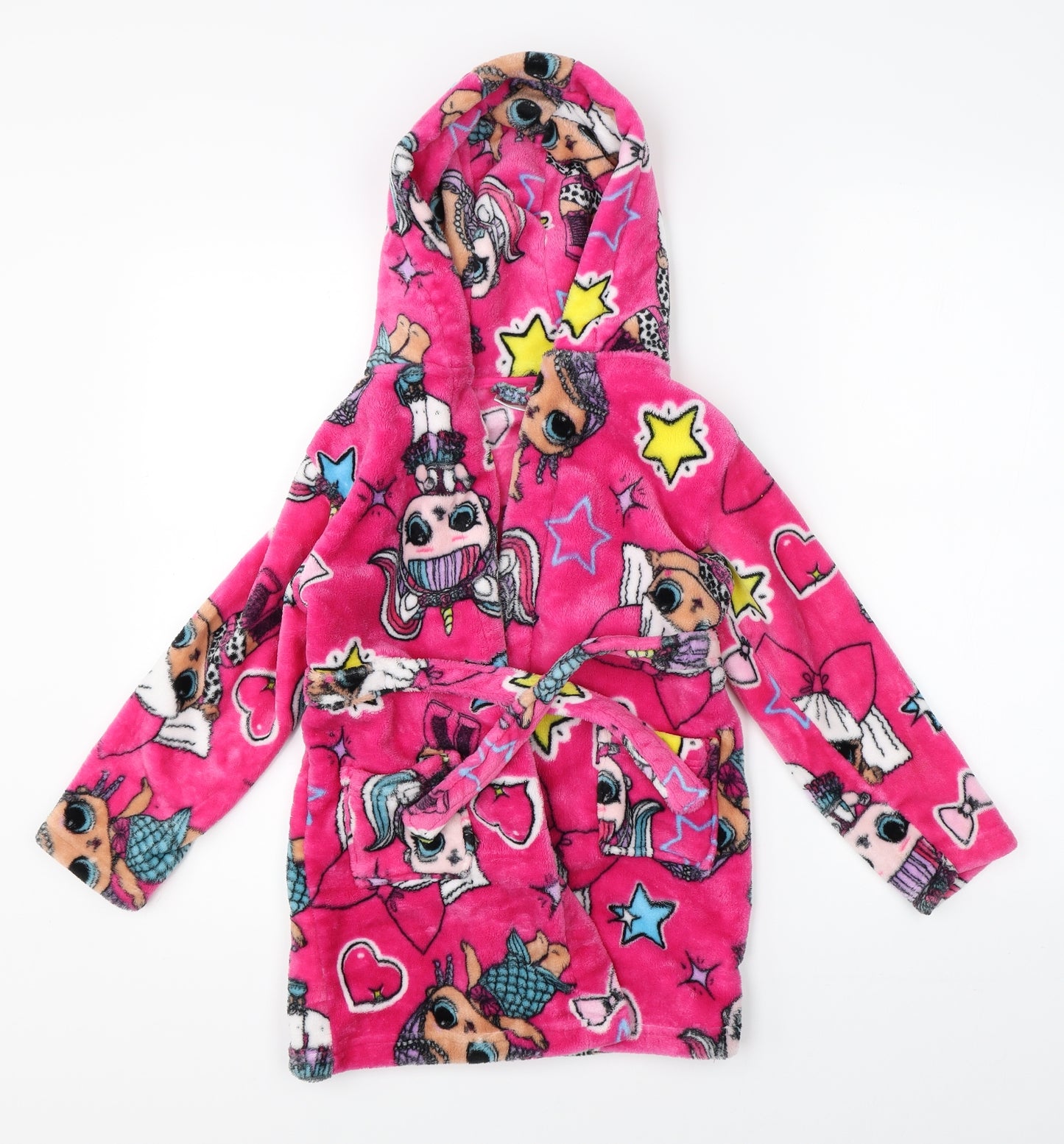 LOL Surprise Girls Pink    Robe Size 7 Years