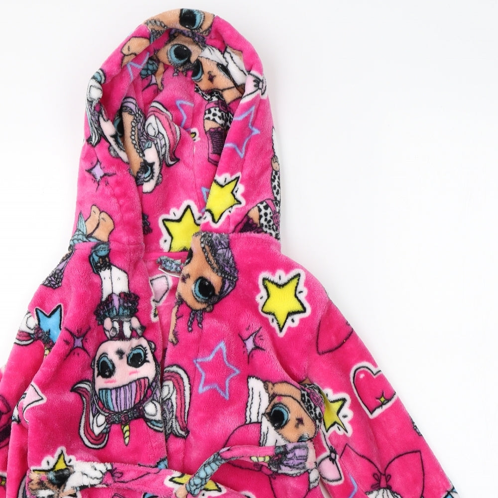 LOL Surprise Girls Pink    Robe Size 7 Years