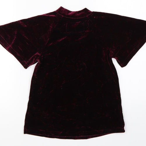 NEXT Girls Purple   Basic Blouse Size 6 Years