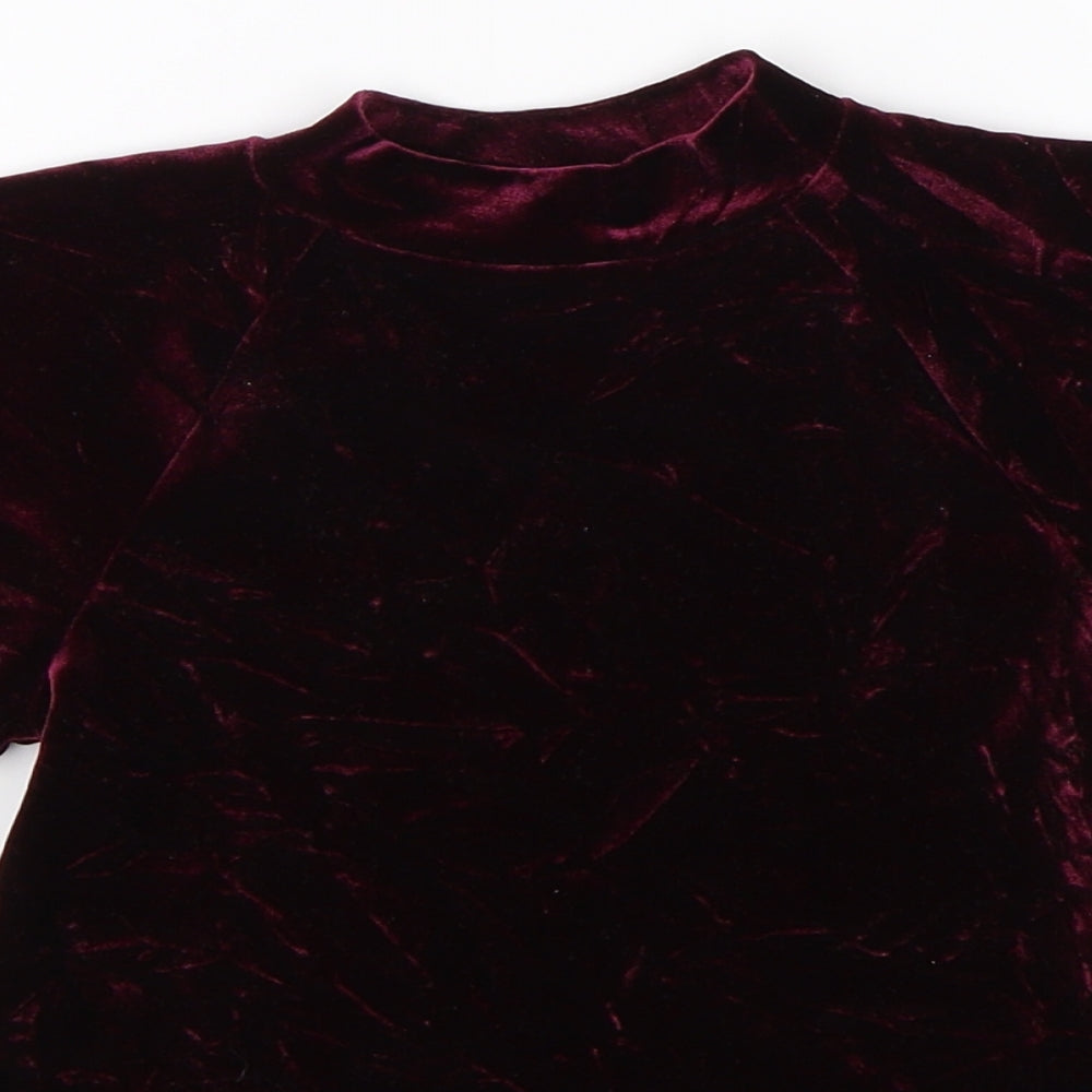 NEXT Girls Purple   Basic Blouse Size 6 Years