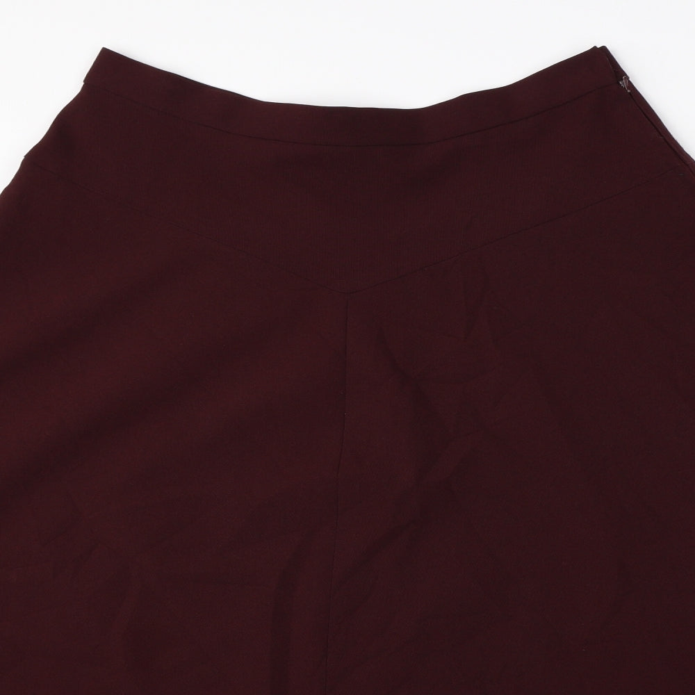 Preworn Womens Red   A-Line Skirt Size 32 in