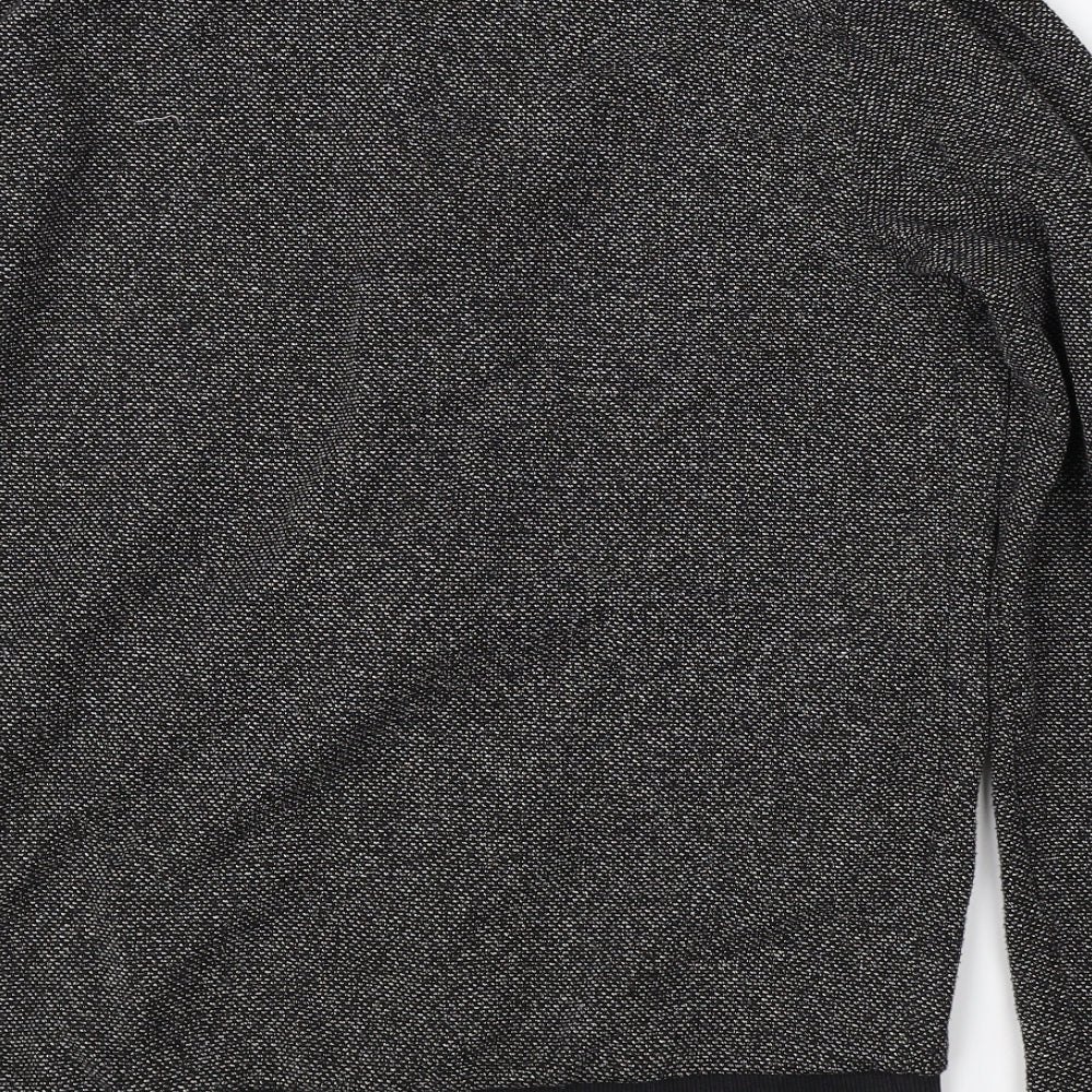NEXT Mens Black   Full Zip Jumper Size M