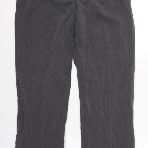 Just Elegance Womens Grey   Dress Pants Trousers Size 14 L30 in
