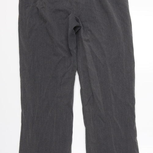 Just Elegance Womens Grey   Dress Pants Trousers Size 14 L30 in