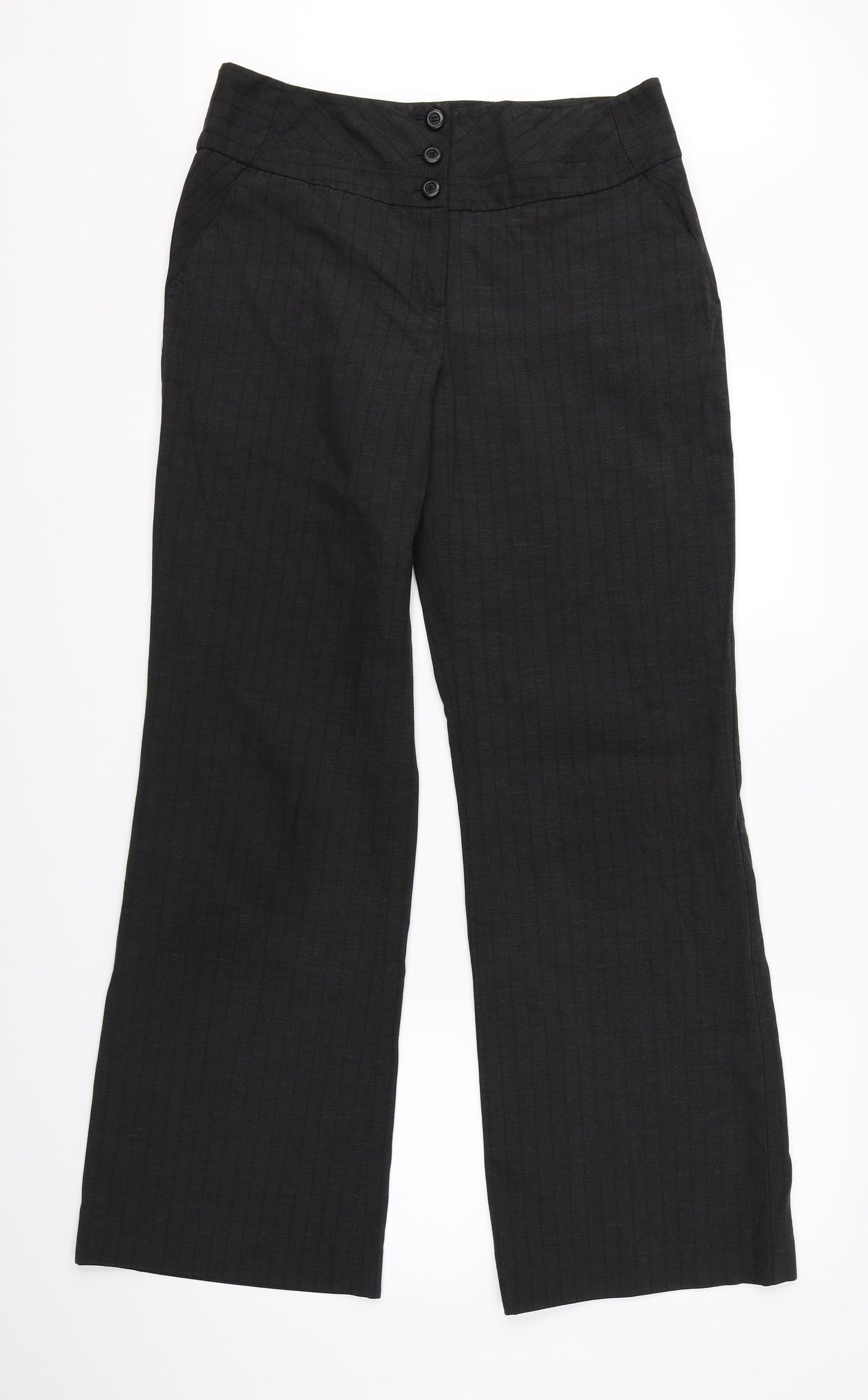 NEXT Womens Black   Trousers  Size 14 L30 in