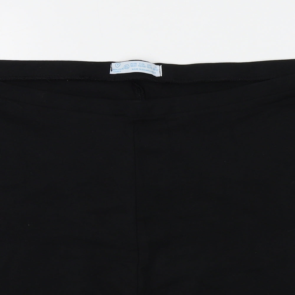 Primark Womens Black   Sweat Shorts Size XL