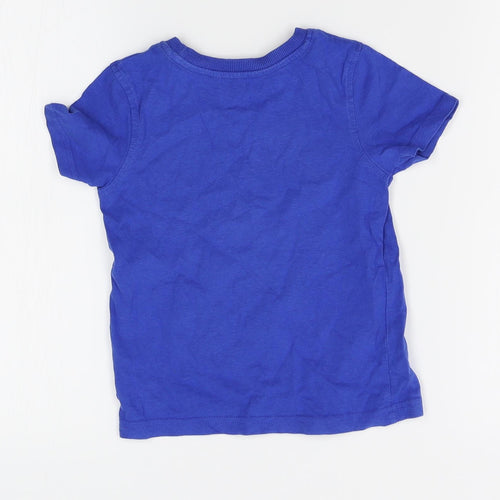 George Boys Blue   Basic T-Shirt Size 2-3 Years