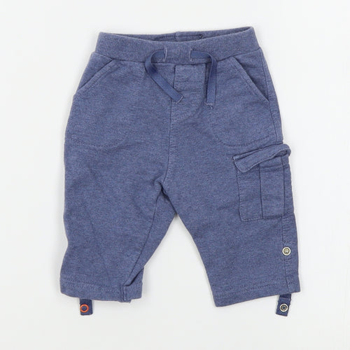 Debenhams Baby Blue   Cargo Trousers Size 3-6 Months