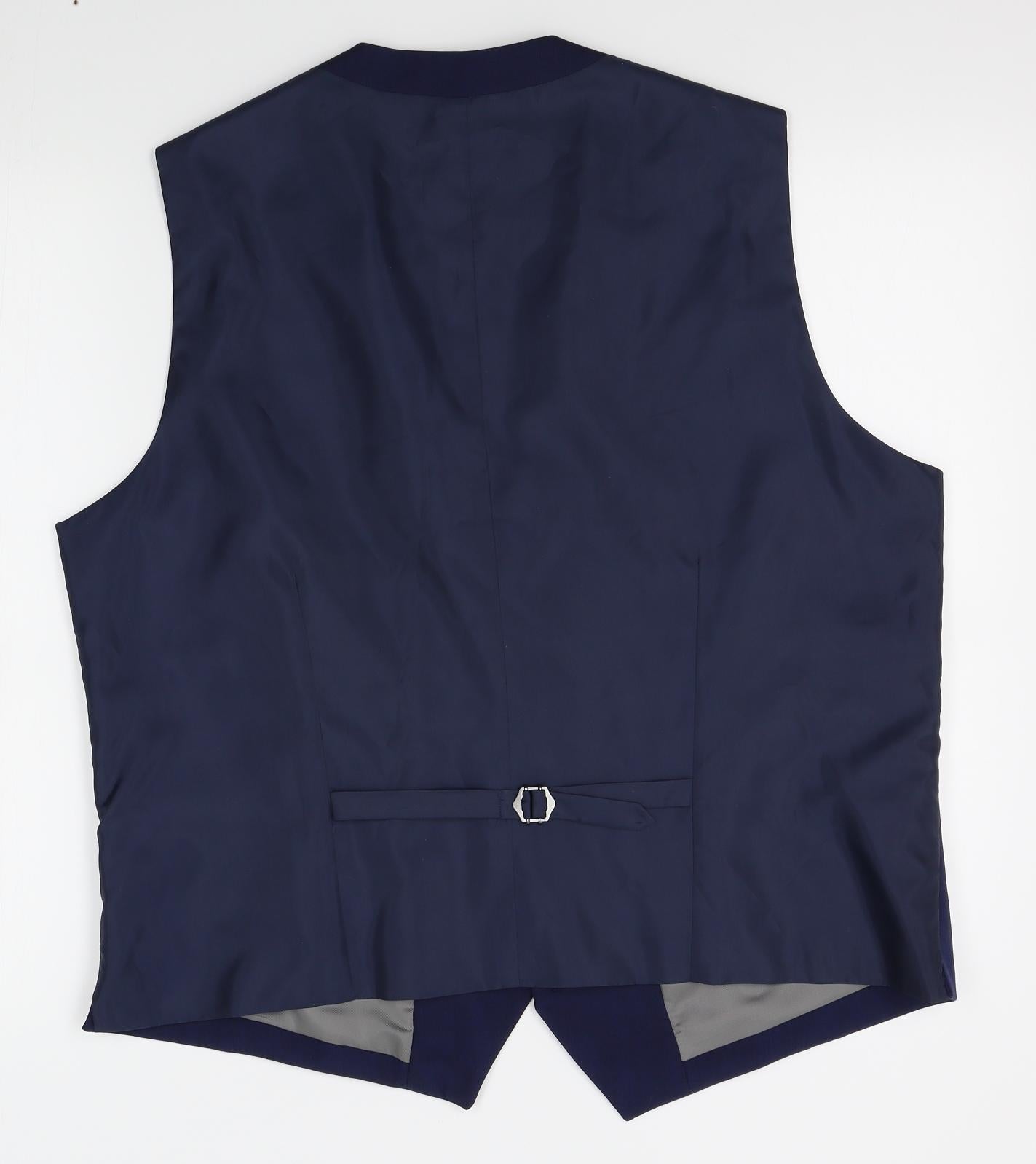 Taylor & Wright Mens Blue   Jacket Suit Waistcoat Size XL